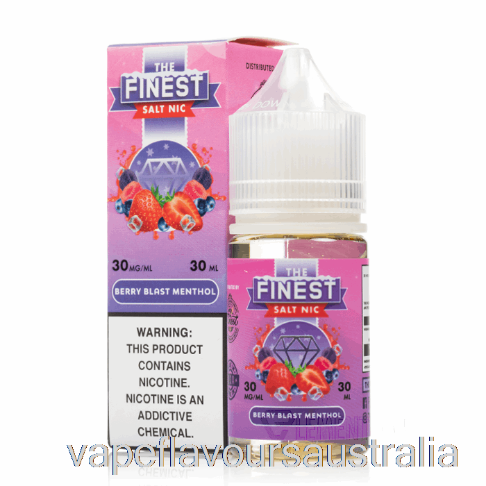 Vape Flavours Australia Berry Blast MENTHOL - The Finest Fruit Edition Salt Nic - 30mL 30mg